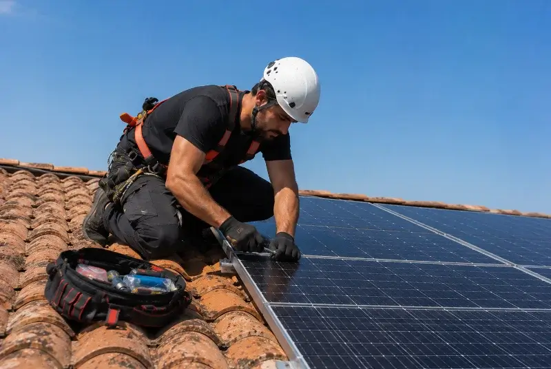 Maintenance et monitoring de panneaux solaires à la Seyne-sur-Mer