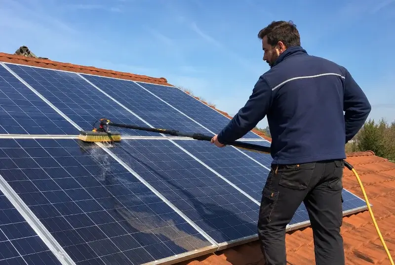 Nettoyage et entretien de panneaux solaires à la Seyne-sur-Mer